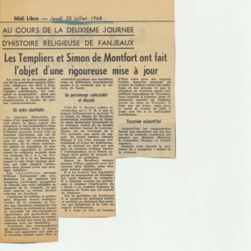 1968 Presse Colloque No 4