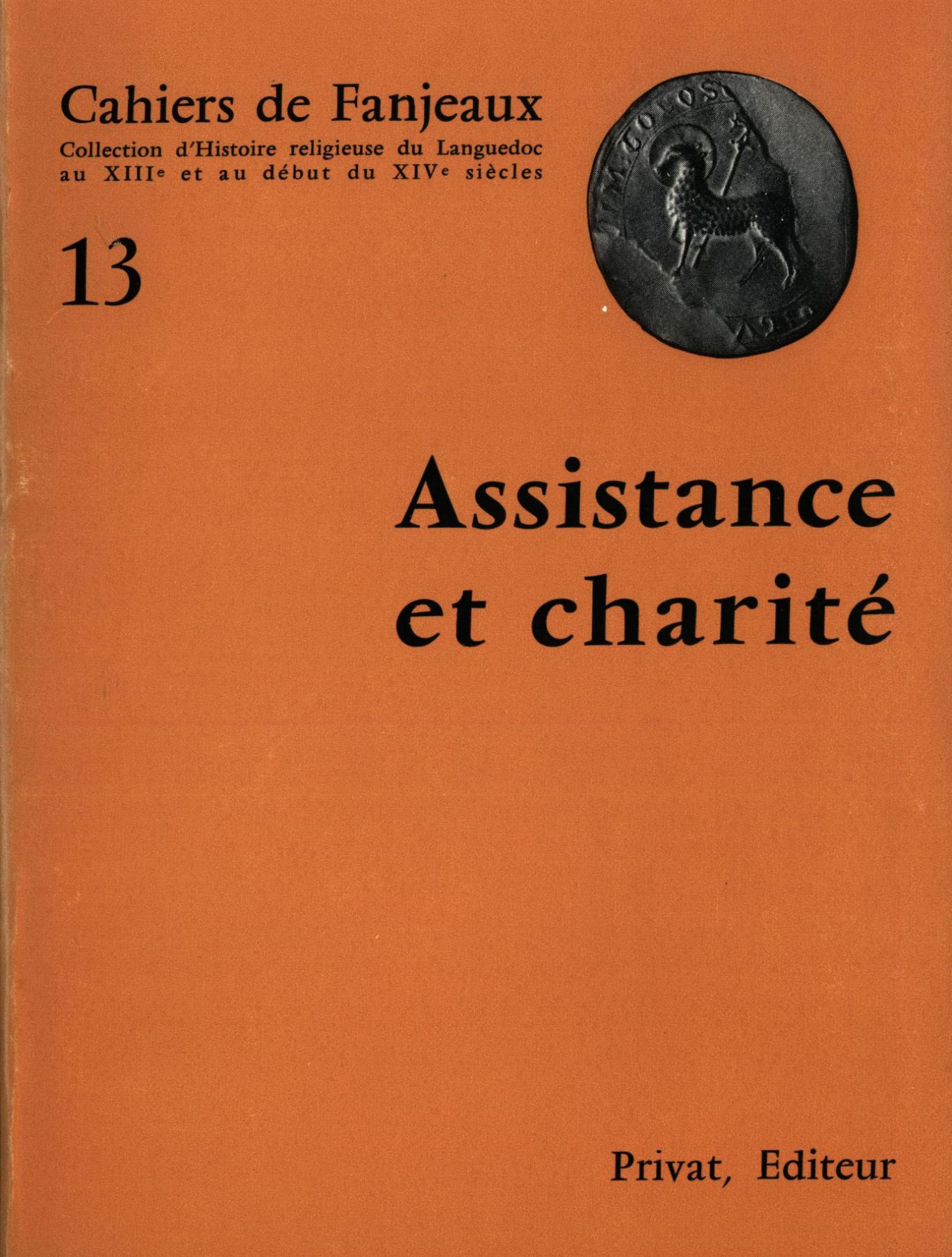 Cahier de Fanjeaux Assistance et charité N°13