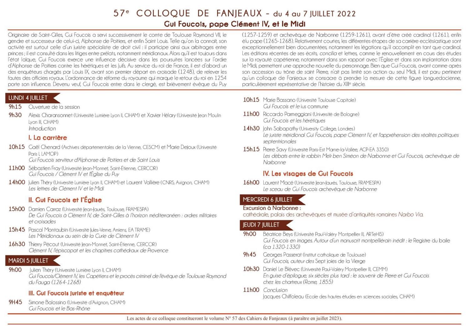 Colloque 57